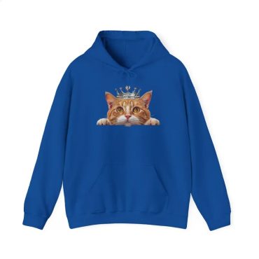 Cat Royalty Shirt Quirky Fashion Hoodie