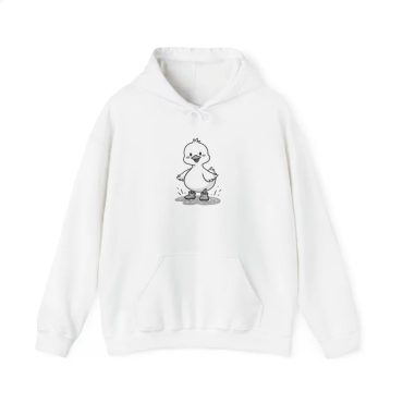Cute Duck Graphic Unisex Hoodie