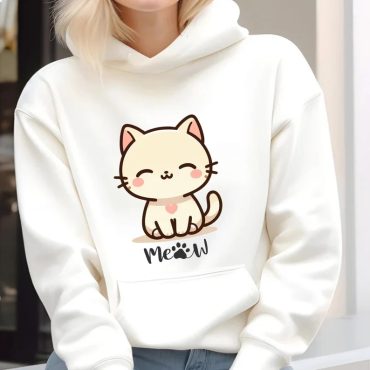 Sweet Cat, Cat Lover Design Hoodie