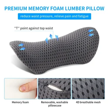 Car Lumbar Pillow – Low Back Pain Relief for Car Drivers