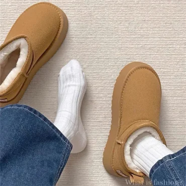 Women's Sheep-skin Winter Mini Snow Boots