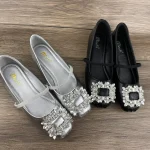 Mary Jane Shoes Women S Shoes Rhinestone Shoes